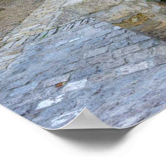 Townscape in Dordogne, poster Frankrijk (Hoek)