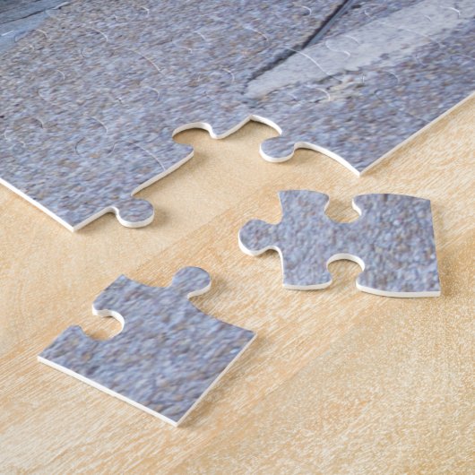 Townscape met winkel in Dordogne, Frankrijk Legpuzzel (Zijkant)