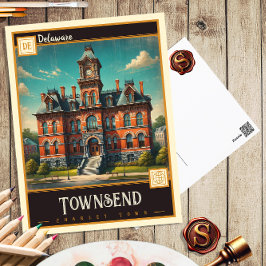 Townsend, Delaware | Oude ansichtkaart Briefkaart