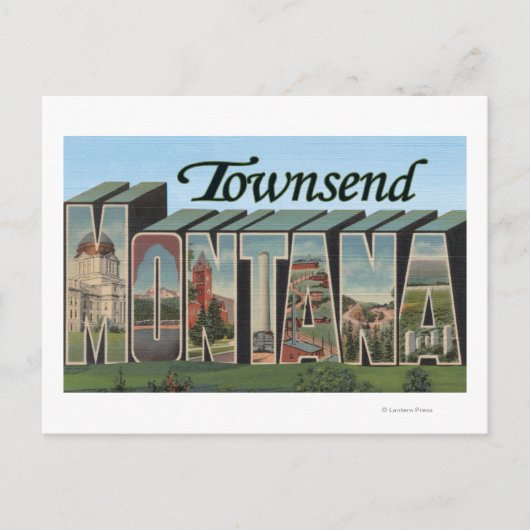 Townsend, Montana Briefkaart (Voorkant)