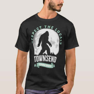 Townsend Tennessee Respecteer de lokale bevolking T-shirt