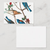 Townsend Warbler door John James Audubon Notitiekaartje (Voorkant / Achterkant)