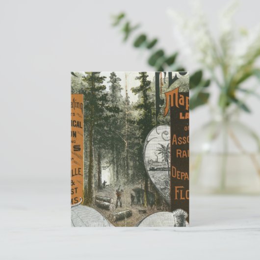 Township Map, Florida Briefkaart (Staand voorkant)