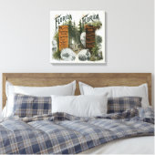 Township Map, Florida Canvas Afdruk (Insitu (Slaapkamer))