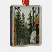 Township Map, Florida Metalen Ornament (Rechts)