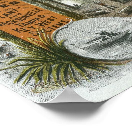 Township Map, Florida Poster (Hoek)