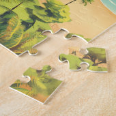 Townsville Australia Travel Art Vintage Legpuzzel (Zijkant)