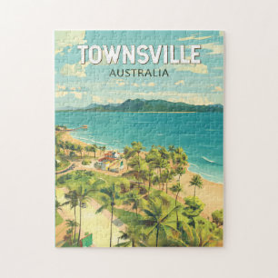 Townsville Australia Travel Art Vintage Legpuzzel