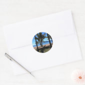 Townsville naar Magnetic Island, Australië Ronde Sticker (Envelop)