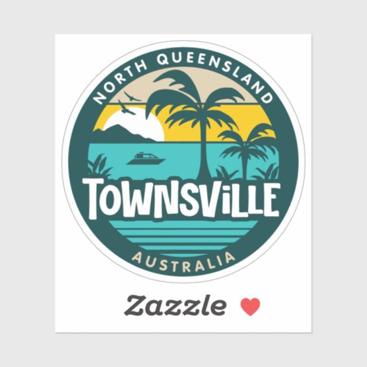 Townsville, Queensland Australië Sticker (Vel)