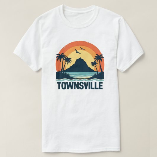 Townsville, Queensland Australië T-shirt (Design voorkant)