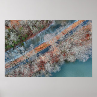 Towpath Park Schuylkill River PA Poster