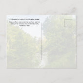 Towpath Trail, Canalway, Cuyahoga Valley, Ohio Briefkaart (Achterkant)