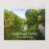 Towpath Trail, Canalway, Cuyahoga Valley, Ohio Briefkaart (Voorkant)