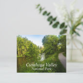 Towpath Trail, Canalway, Cuyahoga Valley, Ohio Briefkaart (Staand voorkant)