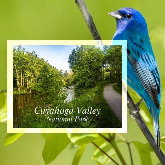 Towpath Trail, Canalway, Cuyahoga Valley, Ohio Briefkaart