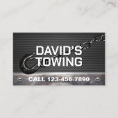Towservice Metaal Tow Hook Professional Visitekaartje (Voorkant)
