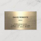 Towservice Modern Gold Tow Professional Visitekaartje (Achterkant)