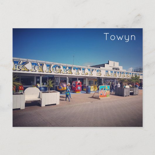 Towyn, North Wales Briefkaart (Voorkant)