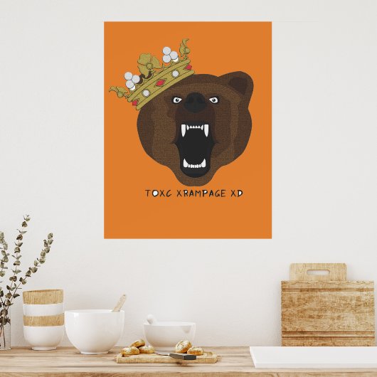 TOXC xRAMPAGE XD-poster Poster (Keuken)