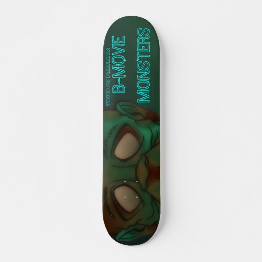 TOXIC 86- B-filmmonsters: Zombie Persoonlijk Skateboard (Voorkant)