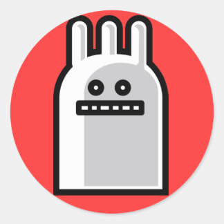 Toxic Bunny Ronde Sticker