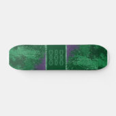 Toxic Green Avatar Grunge Skateboard Deck (Horizontaal)
