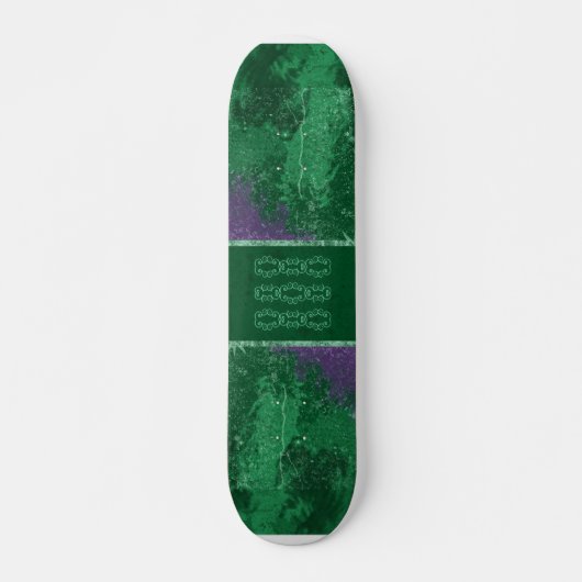 Toxic Green Avatar Grunge Skateboard Deck (Voorkant)