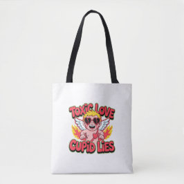 Toxic Love – Cupid Lies Dark Esthetische Canvas ta Tote Bag