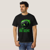 "Toxic Silence" T-shirt med logo + text (Voorkant volledig)