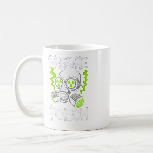 Toxic Skull Drifter Sticker  Koffiemok (Links)