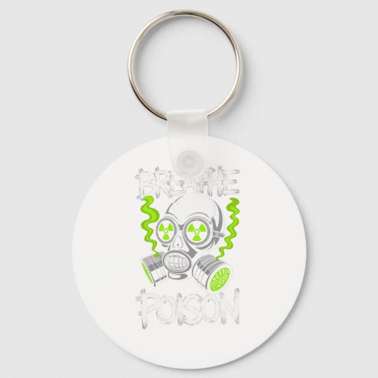 Toxic Skull Drifter Sticker  Sleutelhanger (Voorkant)