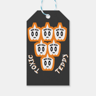 TOXIC TEDDY nieuw ontwerp Cadeaulabel