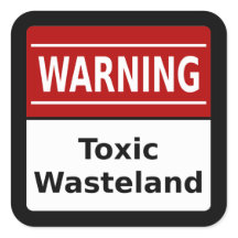 Toxic Wasteland Sticker