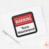 Toxic Wasteland Sticker (Envelop)