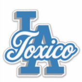 Toxico Car Helm Sticker Decal (Voorkant)