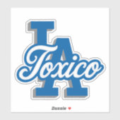Toxico Car Helm Sticker Decal (Vel)