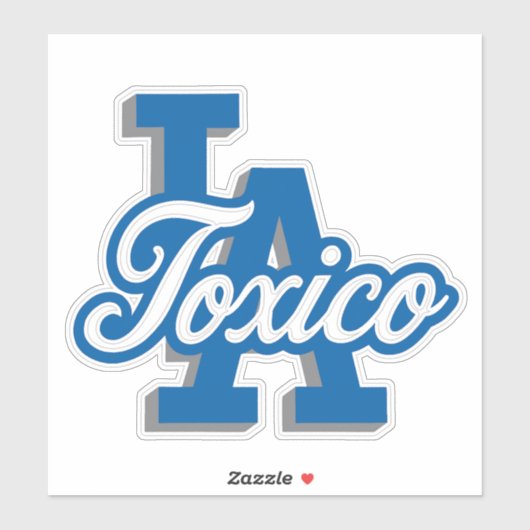 Toxico Car Helm Sticker Decal (Vel)