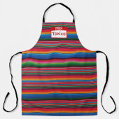 Toxico Mexicaanse sarape print Schort (Voorkant)