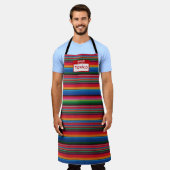 Toxico Mexicaanse sarape print Schort (Gedragen)