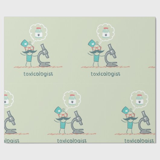 Toxicoloog Cadeaupapier (Vlak)