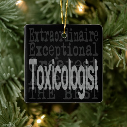 Toxicoloog Extraordinaire Keramisch Ornament (Boom)