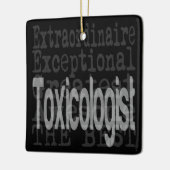 Toxicoloog Extraordinaire Keramisch Ornament (Links)