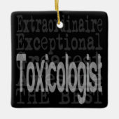 Toxicoloog Extraordinaire Keramisch Ornament (Voorkant)