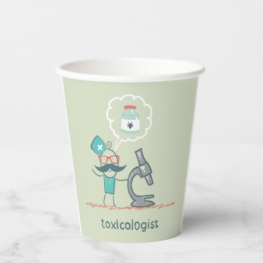 Toxicoloog Papieren Bekers (Voorkant)