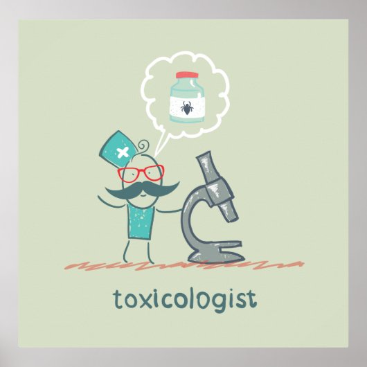 Toxicoloog Poster (Voorkant)