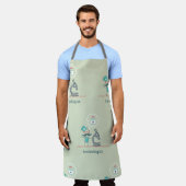 Toxicoloog Schort (Gedragen)