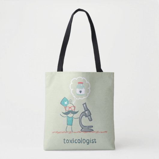 Toxicoloog Tote Bag (Voorkant)