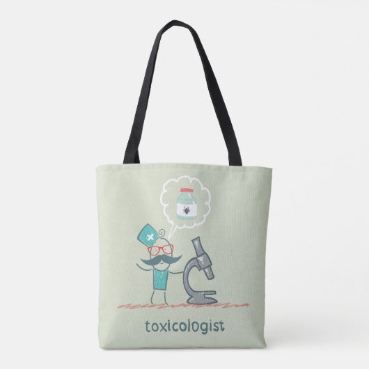 Toxicoloog Tote Bag (Achterkant)