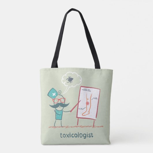 Toxicoloog Tote Bag (Achterkant)